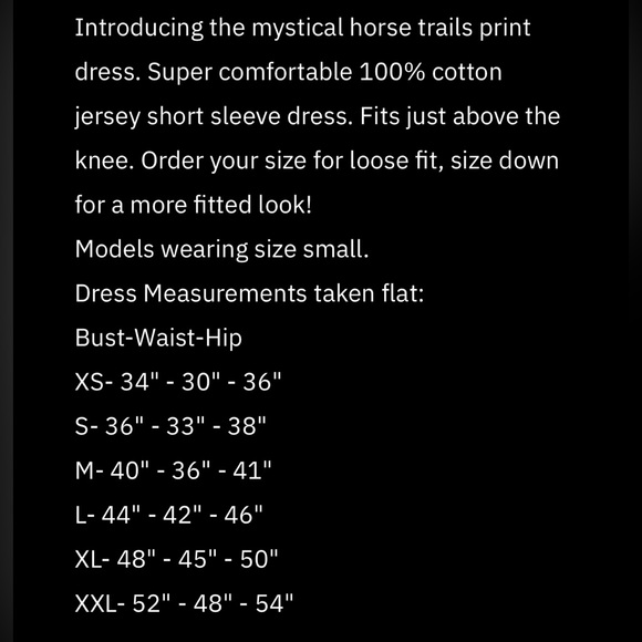 Pretty Snake Mystical Horse Trails Print Cotton Jersey Tee Shirt Dress - Medium - Picture 6 of 14